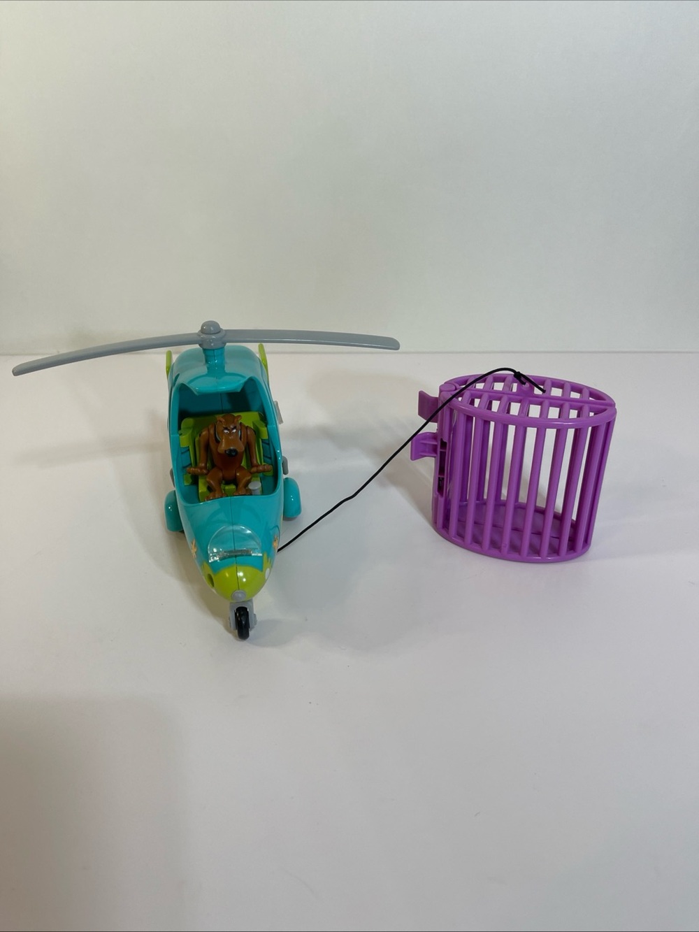 Scooby-Doo! COPTER with  Scooby Figure & Monster Catching Cage RARE/No Packaging